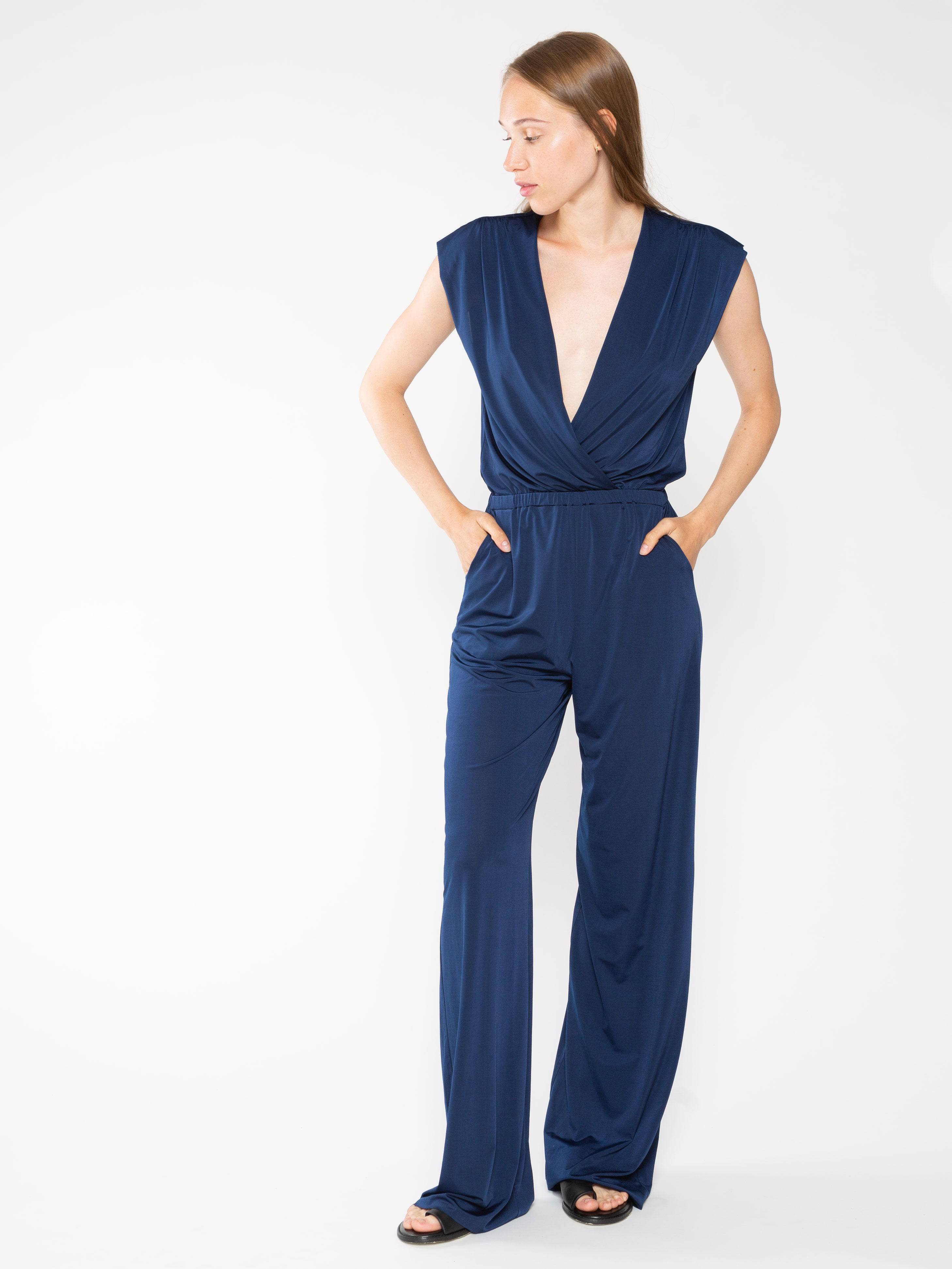 Buy Blue Jumpsuits &Playsuits for Women by Styli Online | Ajio.com