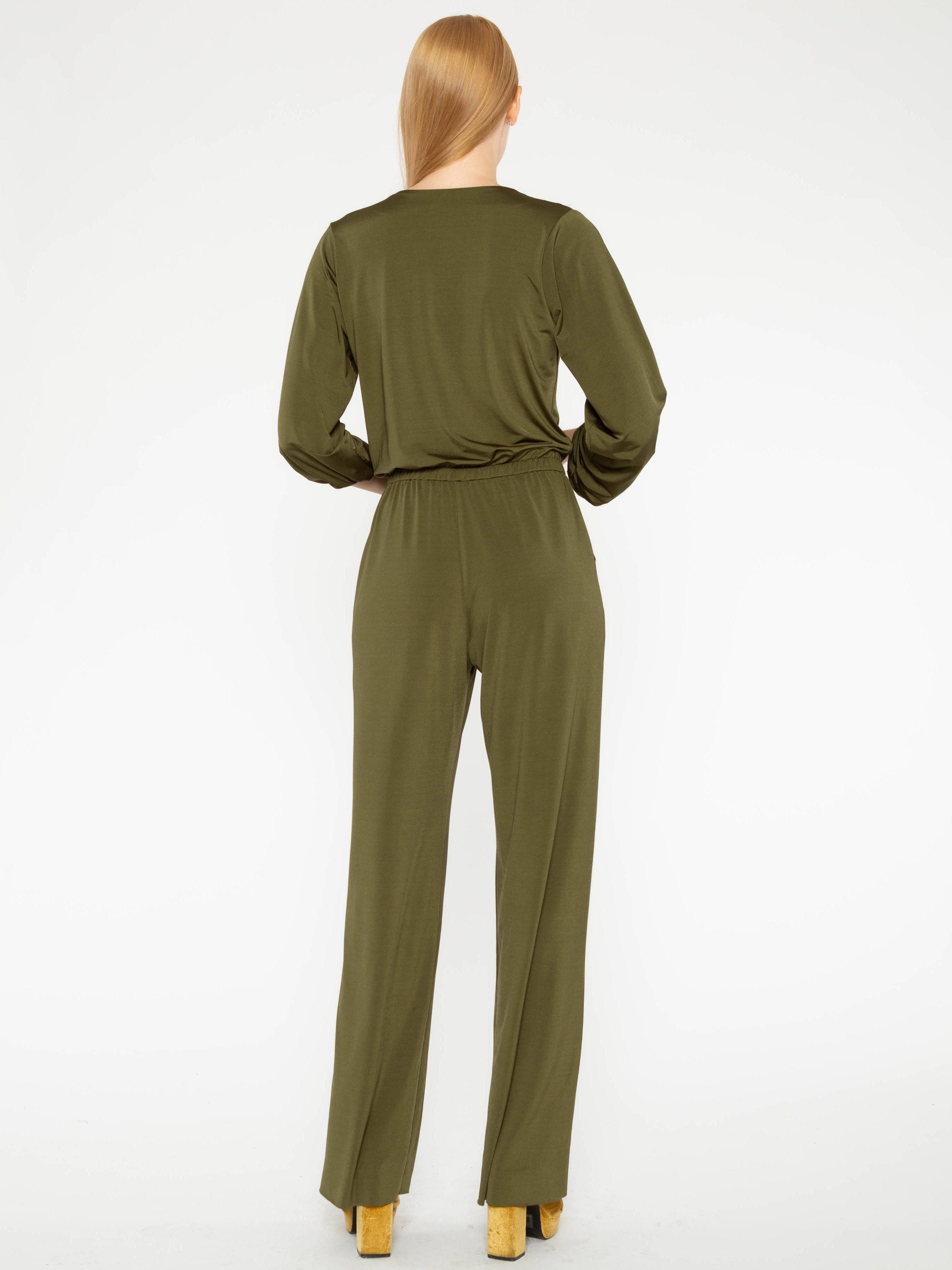 Olive Jumpsuit - Long Sleeve | Ripley Rader