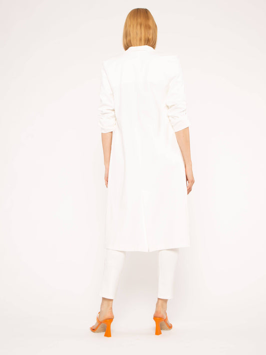 Off-White Ponte Knit Smoking Jacket