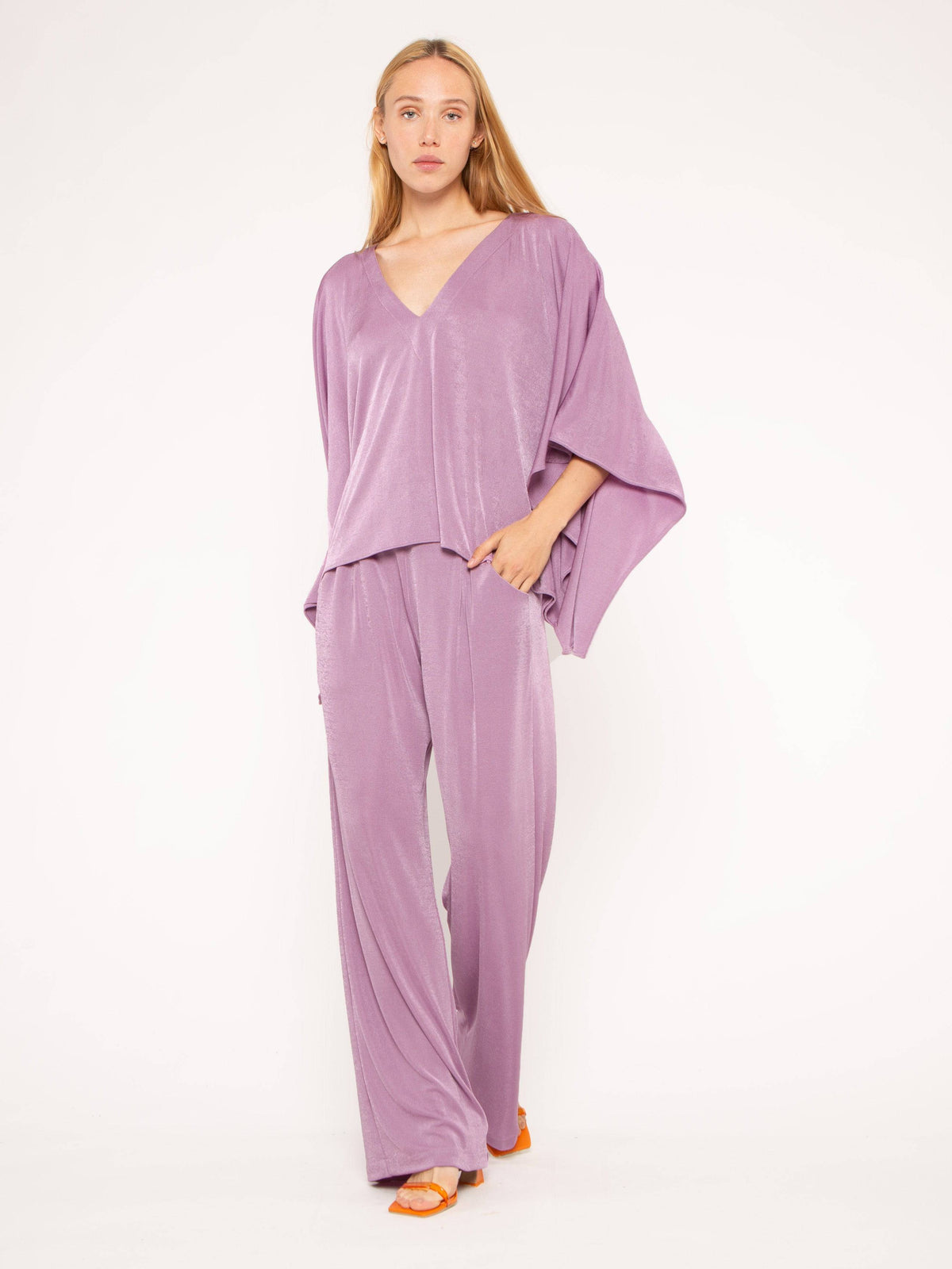 Lavender Slinky Lounge Pant