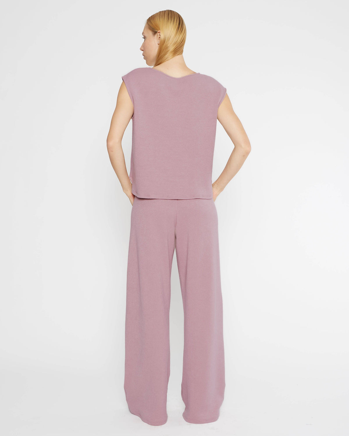 Lilac Sweater Knit Lounge Pant