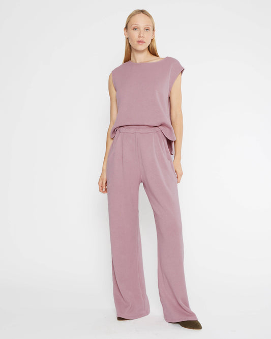 Lilac Sweater Knit Lounge Pant