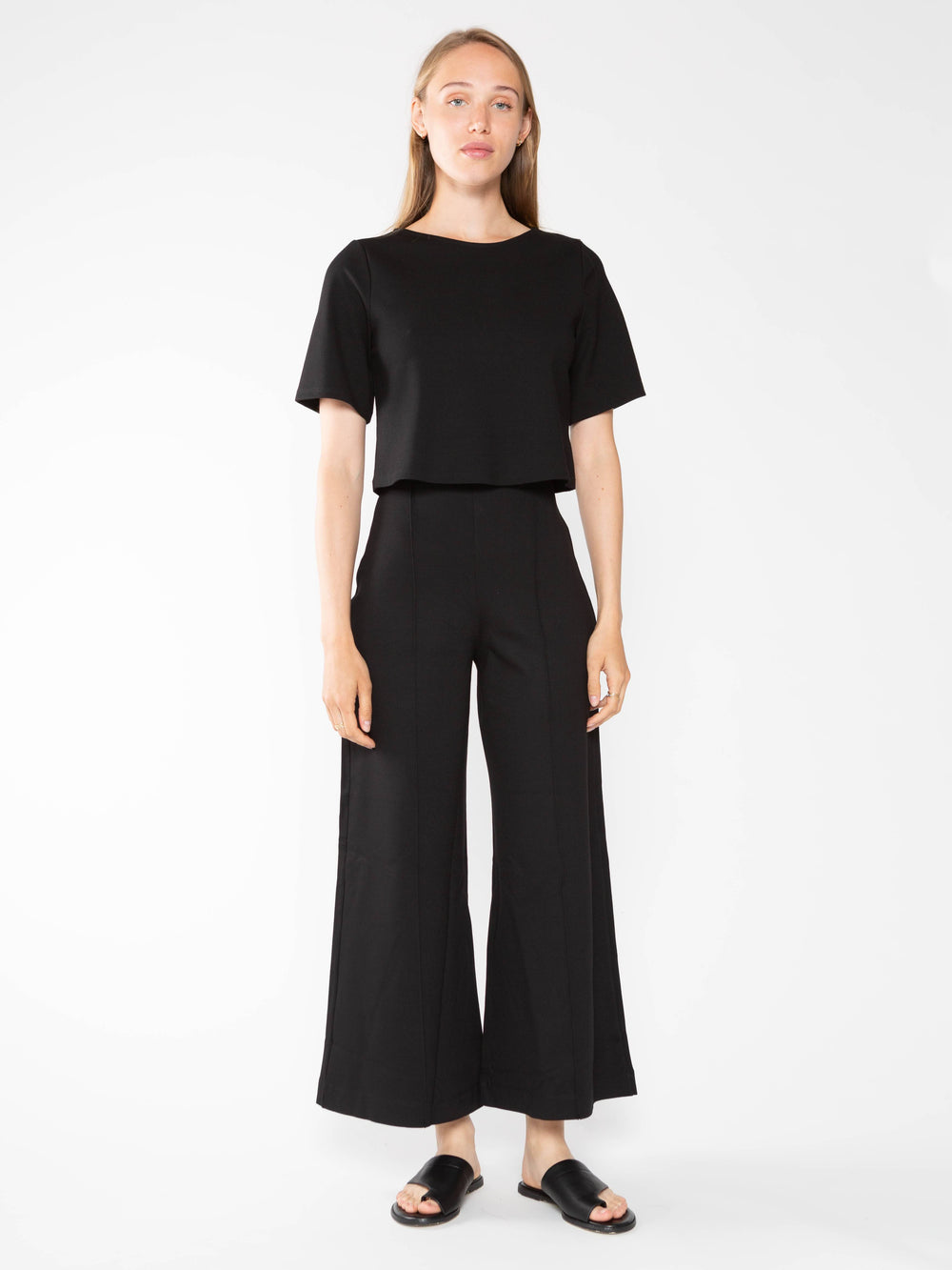 Knit Wide Leg Pant main image 0