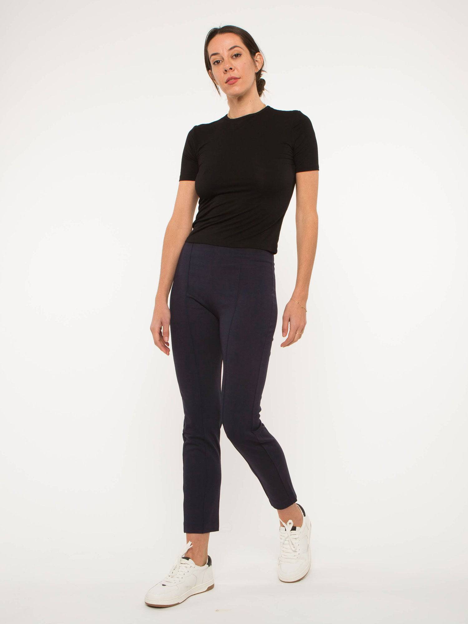 High-waist slim-fit trousers · Cream, Navy Blue, Beige, Black · Dressy |  Massimo Dutti