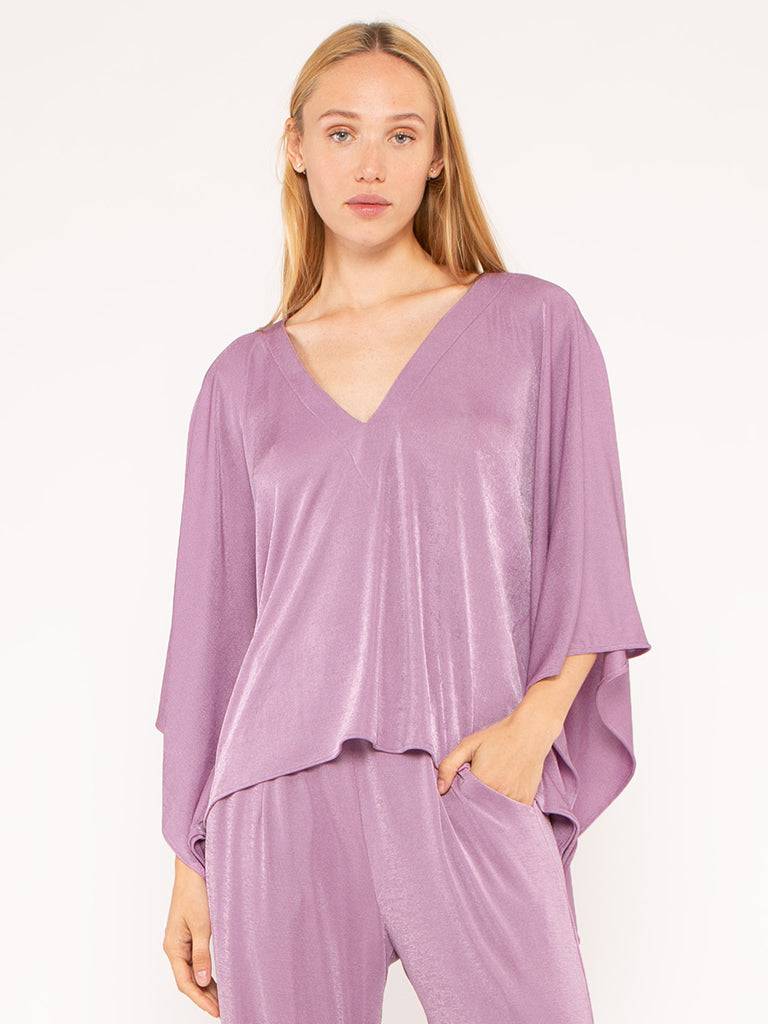 Lavender Slinky Caftan Top Ripley Rader