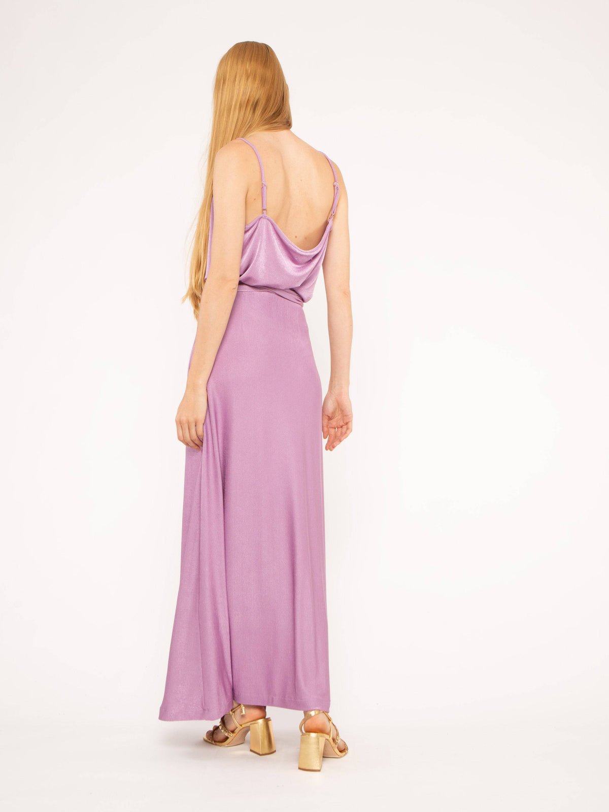 Lavender Slinky Slip Top