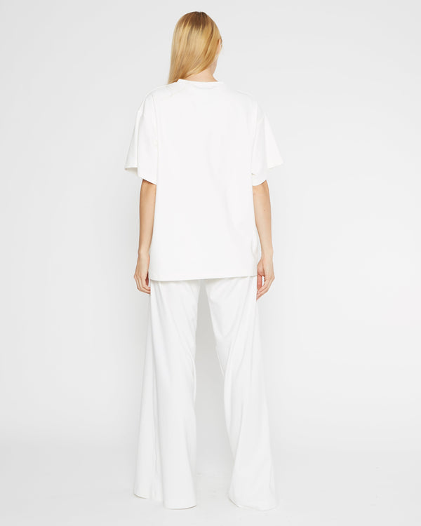 Off-White Ponte Knit Big Shirt